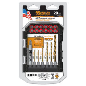 Montana Brand, 20-pc Drill & Driver Set